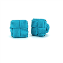 Boutons de Manchette Carré Turquoise