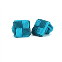 Boutons de Manchette carrés en turquoise et émeraude