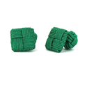 Boutons de Manchette carrés vert foncé