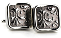 Boutons de Manchette carrés noirs