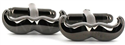 Boutons de Manchettes Amusantes Moustaches Noires