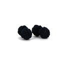 Boutons de Manchette Double Boule Bleu Foncé