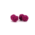 Boutons de Manchette Double Boule Fuchsia