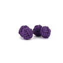 Boutons de Manchette Double Boule Mauve