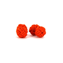 Boutons de Manchette Double Boule Mandarine