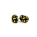 Boutons de Manchettes Double Balle Marron et Jaune