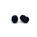 Boutons de Manchette Double Boule Noir Anthracite
