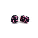 Boutons de Manchettes Double Boule Noir et Rose