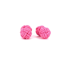 Boutons de Manchettes Double Boule Rose
