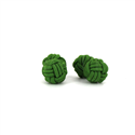 Boutons de Manchette Double Boule Vert Forêt