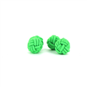 Boutons de Manchette Double Boule Vert Clair