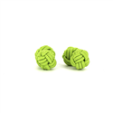 Boutons de Manchette Double Boule Vert Lime