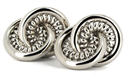 Boutons de Manchette Double Nœud III