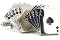 Boutons de Manchettes Échelle Poker