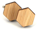 Boutons de Manchette Hexagones
