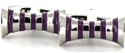 Boutons de Manchettes Hyperboles Lilas
