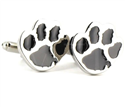 Boutons de Manchettes Empreintes Noires