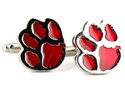 Boutons de Manchettes Empreintes Rouges