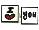 Boutons de Manchettes Je t'aime