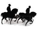 Boutons de Manchettes Cavaliers