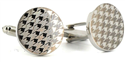 Boutons de Manchettes Laser Circulaires
