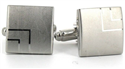 Boutons de Manchette Laser Carrés II