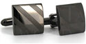 Boutons de Manchette laser noirs