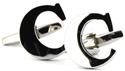 Boutons de Manchettes Lettre C