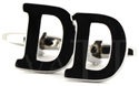 Boutons de Manchette Lettre D
