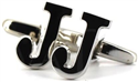 Boutons de Manchette Lettre J