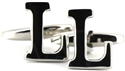 Boutons de Manchettes Lettre L