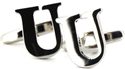 Boutons de Manchettes Lettre U