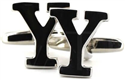 Boutons de Manchette Lettre Y