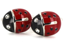 Boutons de Manchette Coccinelles