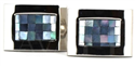 Boutons de Manchette Rectangulaire en Nacre III