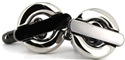 Boutons de Manchette Noirs