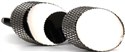 Boutons de Manchettes Noires Ovales