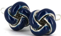 Boutons de Manchette Nœuds Bleu Marine I