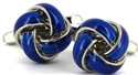 Boutons de Manchette Nœuds Bleus IV