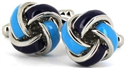 Boutons de Manchette Nœuds Bleus VI