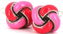 Boutons de Manchette Nœuds Rose et Fuchsia
