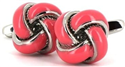 Boutons de Manchette Nœuds Roses Clair