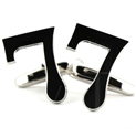 Boutons de Manchette Numéro 7