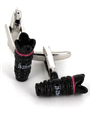 Boutons de Manchettes Objectif Appareil Photo