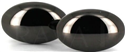 Boutons de Manchettes Ovales Noires III