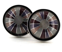 Boutons de Manchette Pierres Multicolores
