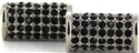 Boutons de Manchettes Pierres Noires