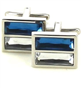 Boutons de Manchette en pierres rectangulaires