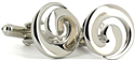 Boutons de Manchette Argent VIII