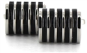 Boutons de Manchette à rayures noires